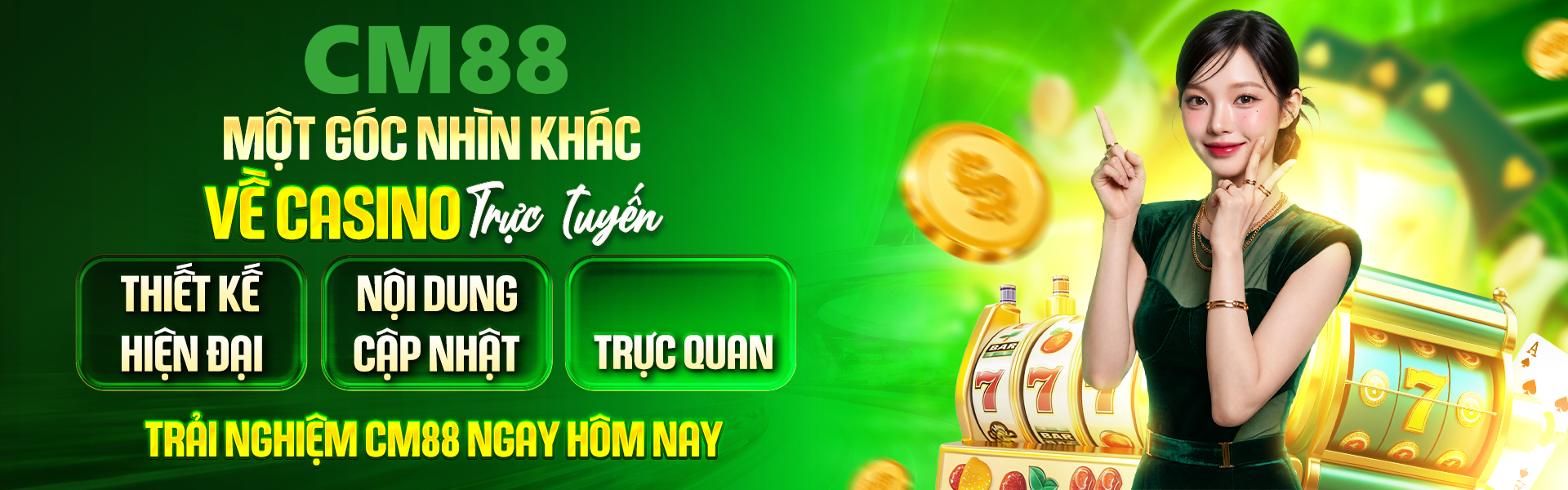 4. CM88 quy tụ các sảnh casino mang nét riêng, đa dạng thiết kế và phù hợp với nhiều sở thích của người chơi.